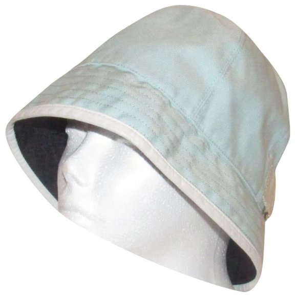 Gucci Blue Guccissima Print Bucket Hat w White Leather main image 5